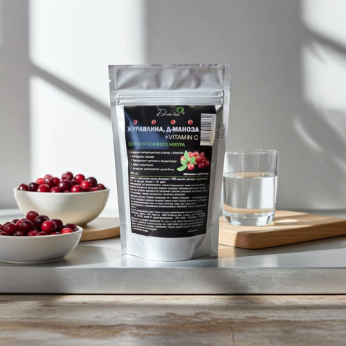 Журавлина+Д-маноза+Вітамін С, 100 г