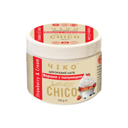 Цикорій латте Чіко "Вершки з полуницею" 150 г