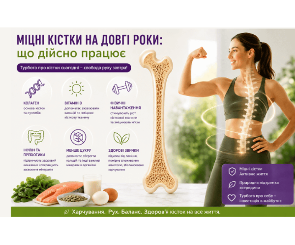 Міцні кістки на довгі роки: що дійсно працює