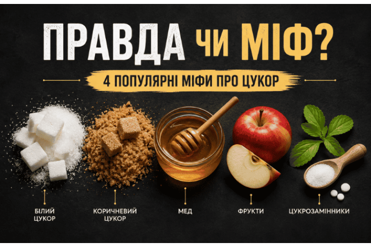 4 найпоширеніші міфи про цукор