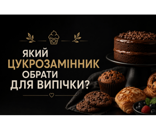 Який цукрозамінник обрати для випічки?